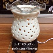 Đèn xông tinh dầu gốm miệng loe