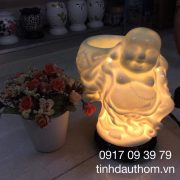 Đèn xông tinh dầu gốm hình phật di lạc
